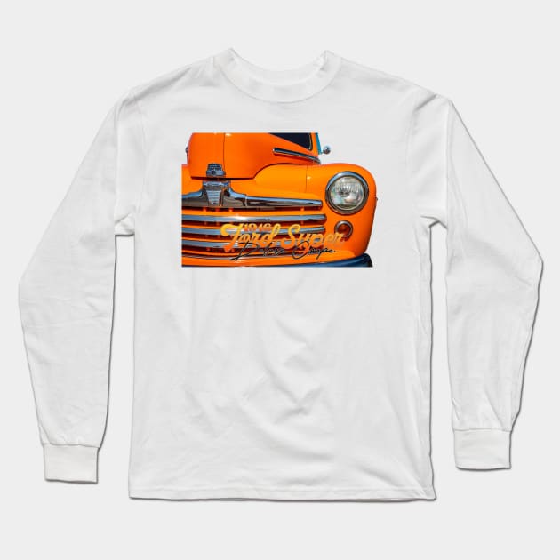 1946 Ford Super Deluxe Coupe Long Sleeve T-Shirt by Gestalt Imagery